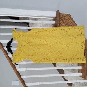 Yellow lace 💛 summer dress